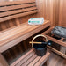 LeisureCraft CT Element Nook Sauna (54x54) interior
