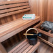 LeisureCraft CT Element Nook Sauna (54x54) interior
