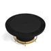 Prohibition 60in Poker Table - Black - top view