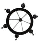 34" Warwick 6 Light Chandelier detail view