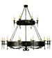 65.5" Warwick 18 Light Two Tier Chandelier hero view
