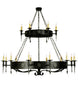 65.5" Warwick 18 Light Two Tier Chandelier hero view