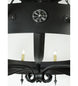 65.5" Warwick 18 Light Two Tier Chandelier detail view