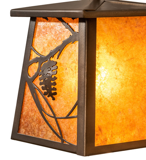 28 inch Whispering Pines 4 Light Chandelier detail view