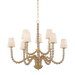 Hudson Valley Calumet Chandelier 6849-AGB