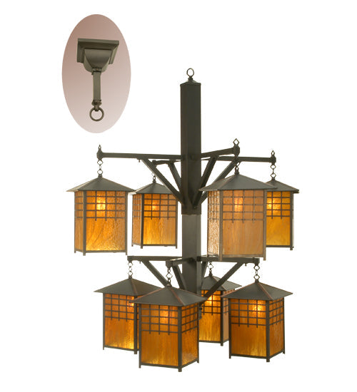 47" Castille 8 Light Two Tier Chandelier hero view