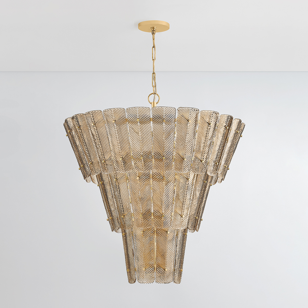 Hudson Valley Cassian Chandelier 44.5in detail