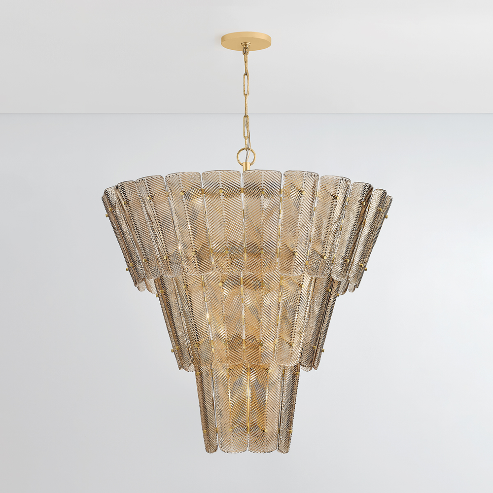 Hudson Valley Cassian Chandelier 44.5in detail
