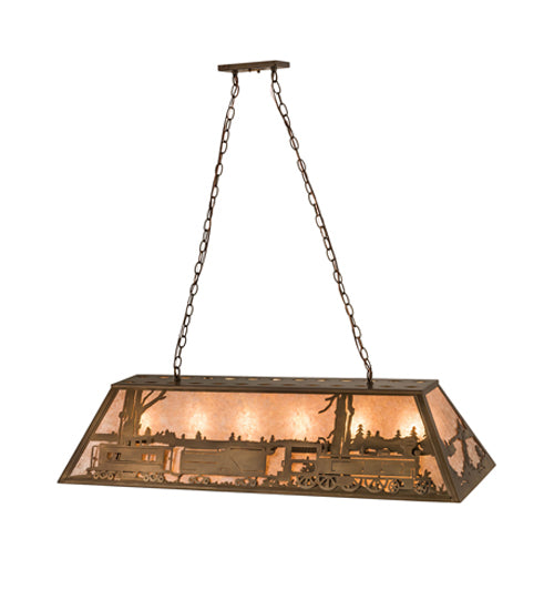 48" Train Oblong Pendant - detail 1