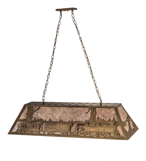 48" Train Oblong Pendant - detail 2