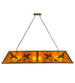 61" Ducks in Flight Oblong Pendant - detail 4