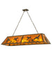 61" Ducks in Flight Oblong Pendant - detail 5