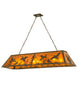 61" Ducks in Flight Oblong Pendant - detail 5