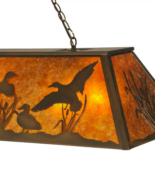 61" Ducks in Flight Oblong Pendant - detail 8