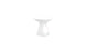 Autograph Standard Side Table - White lid, White base