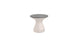Autograph Standard Side Table - Gray lid, Cloud base