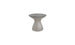 Autograph Standard Side Table - Gray lid, Sandstone base