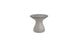 Autograph Standard Side Table - Gray lid, Sandstone base