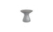 Autograph Standard Side Table - Gray lid, Granite Gray base