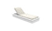 Echo Chaise - White resin frame