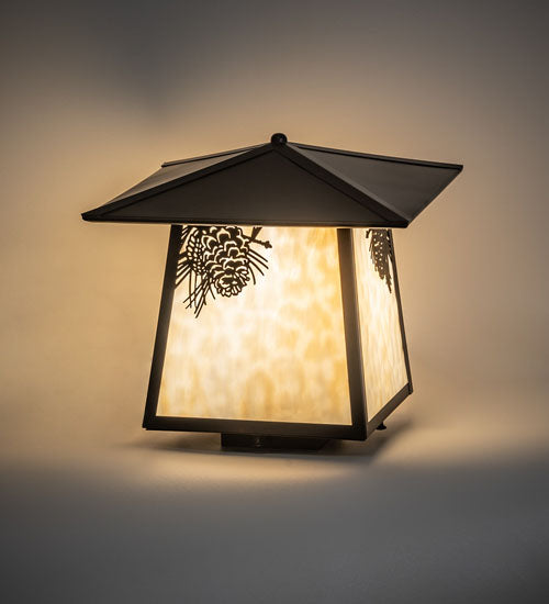 12" Stillwater Winter Pine Deck Light