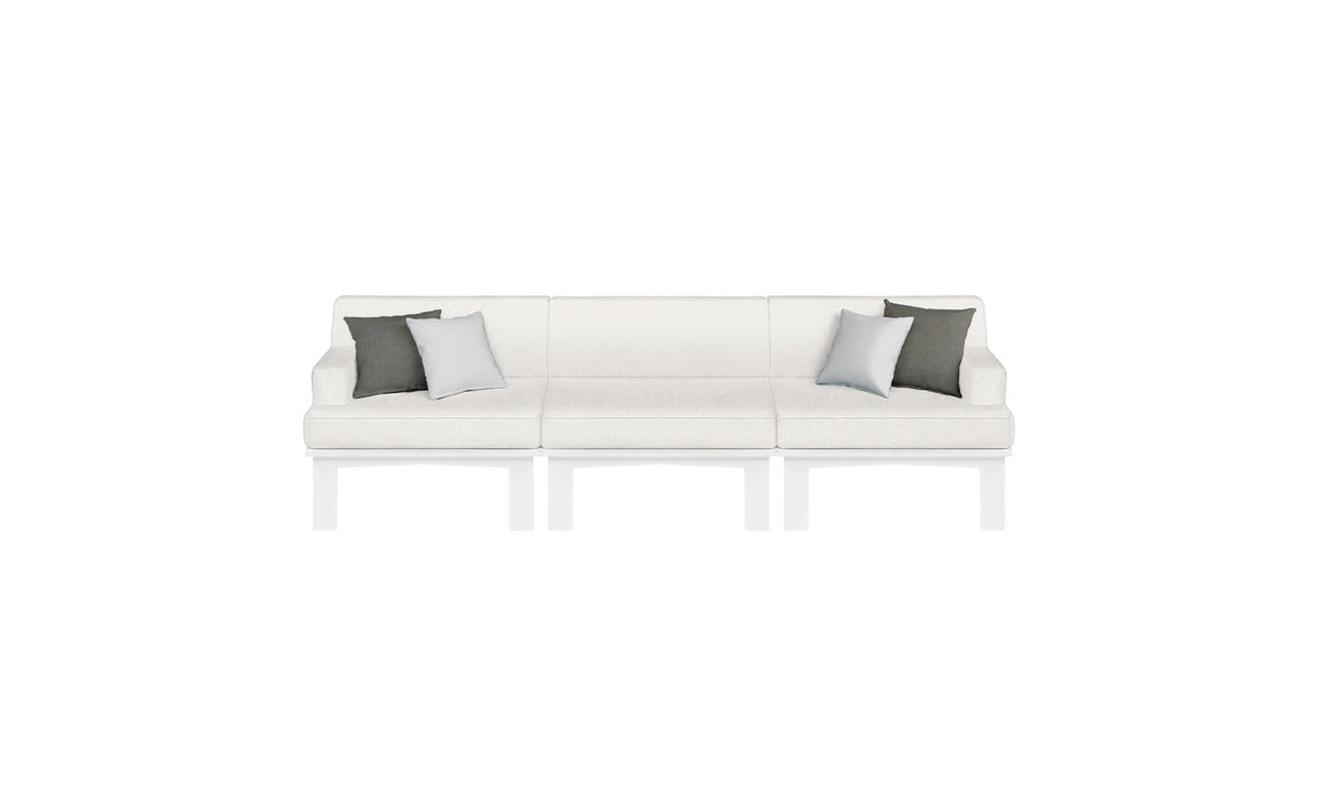 Mainstay Sectional 3 Piece Sofa - swatch