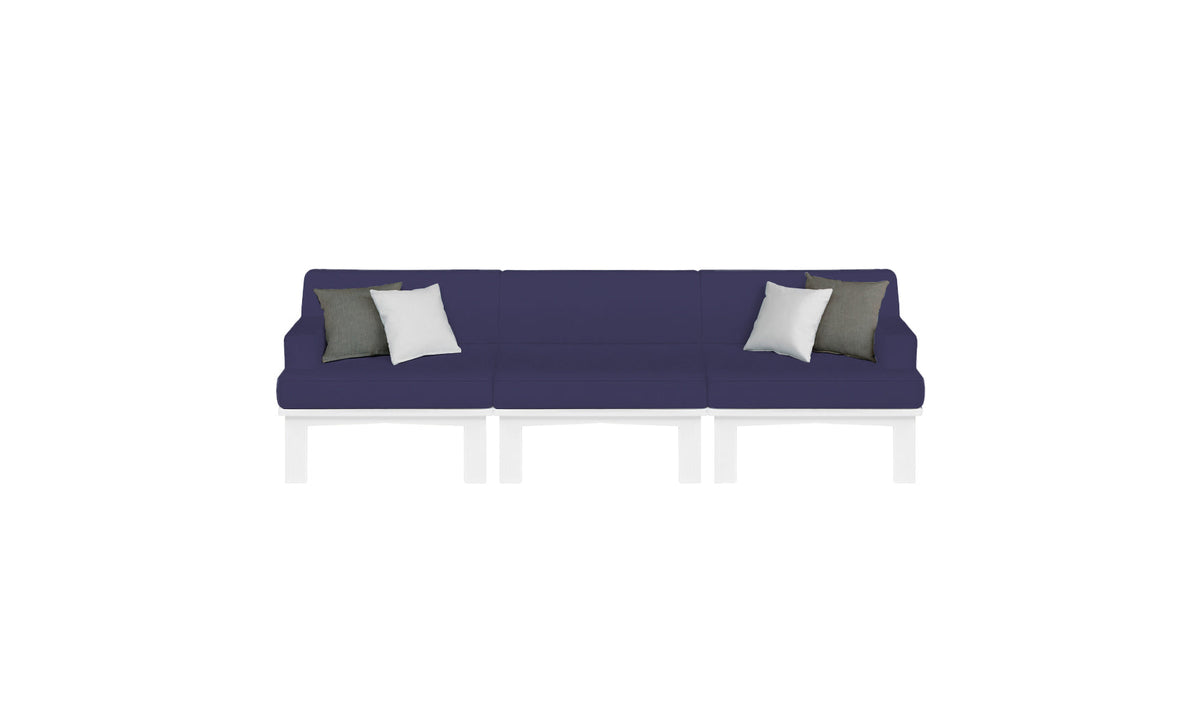 Mainstay Sectional 3 Piece Sofa - swatch