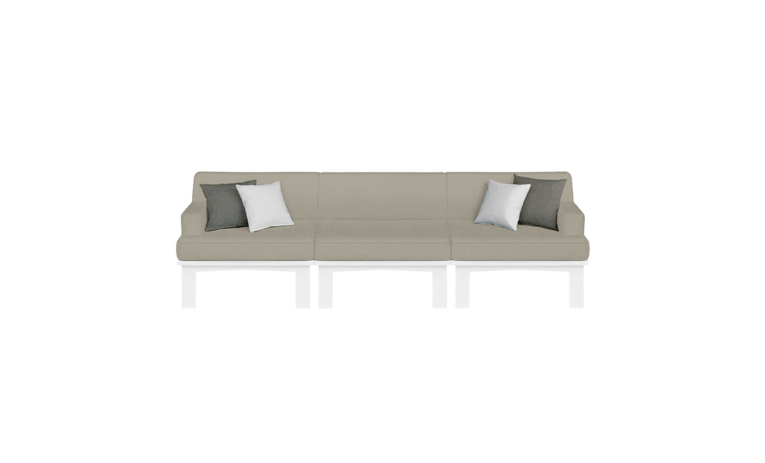 Mainstay Sectional 3 Piece Sofa - swatch