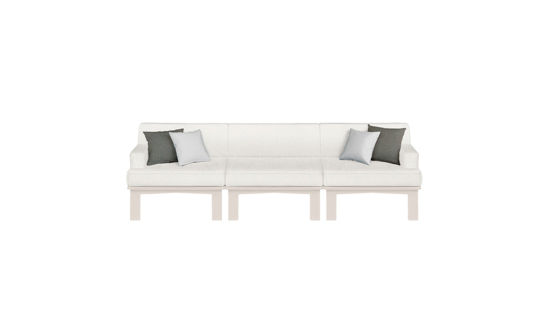 Mainstay Sectional 3 Piece Sofa - swatch
