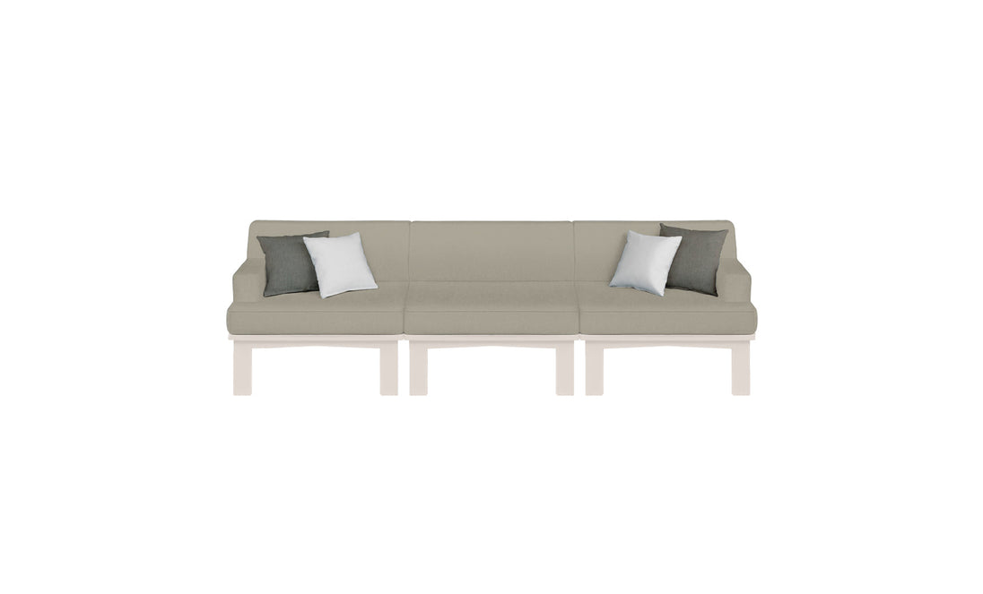 Mainstay Sectional 3 Piece Sofa - swatch