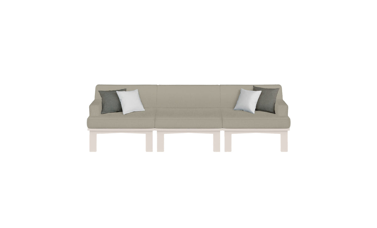 Mainstay Sectional 3 Piece Sofa - swatch