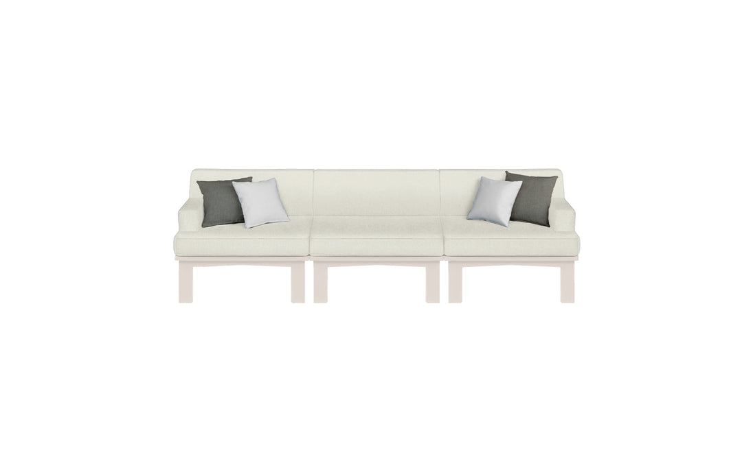 Mainstay Sectional 3 Piece Sofa - swatch