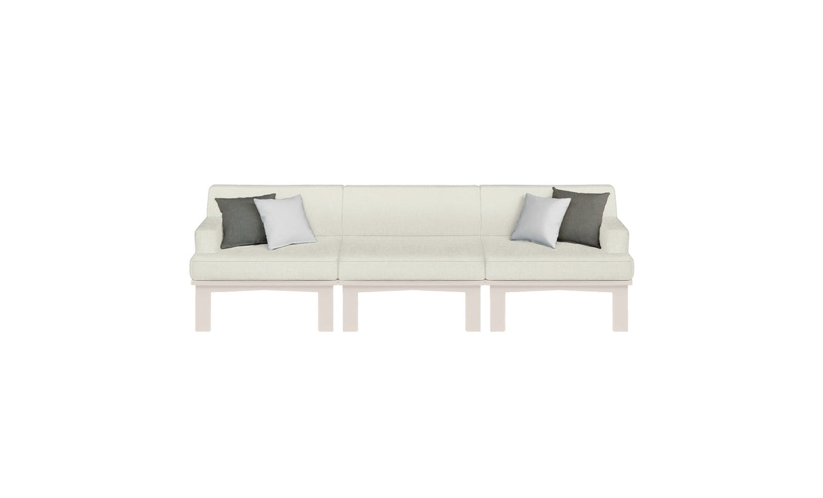 Mainstay Sectional 3 Piece Sofa - swatch