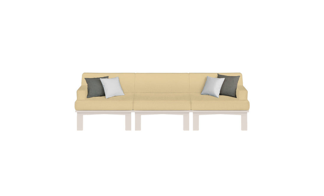 Mainstay Sectional 3 Piece Sofa - swatch