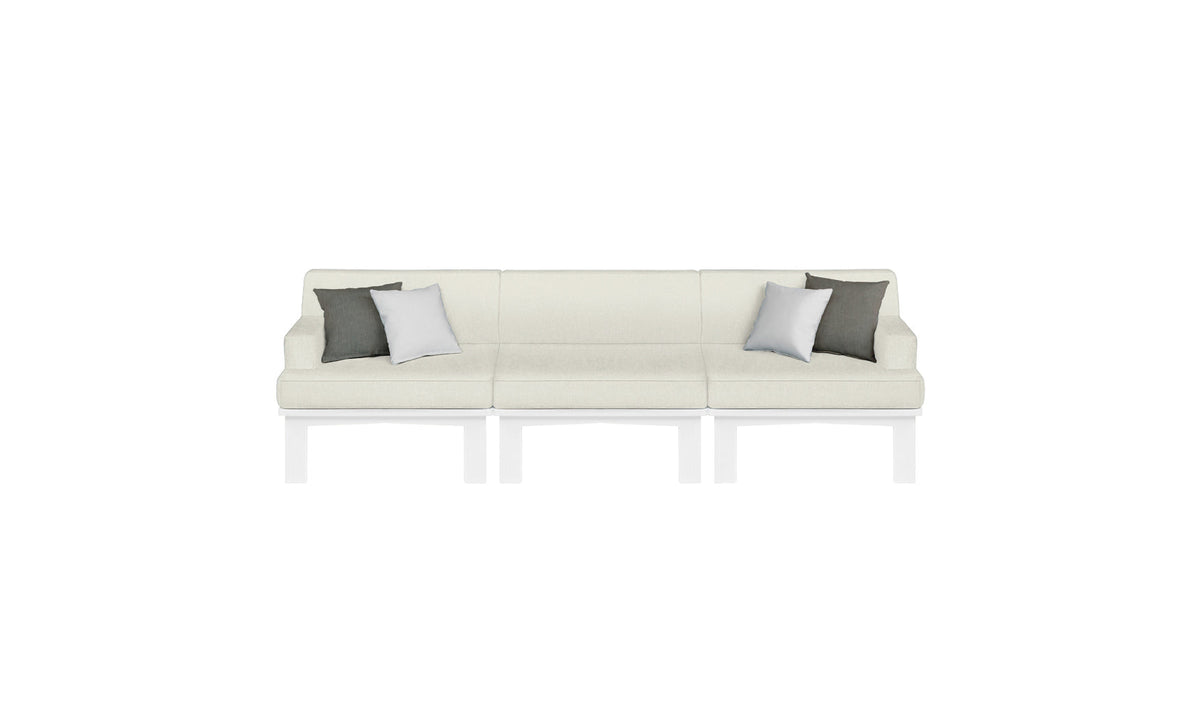 Mainstay Sectional 3 Piece Sofa - swatch