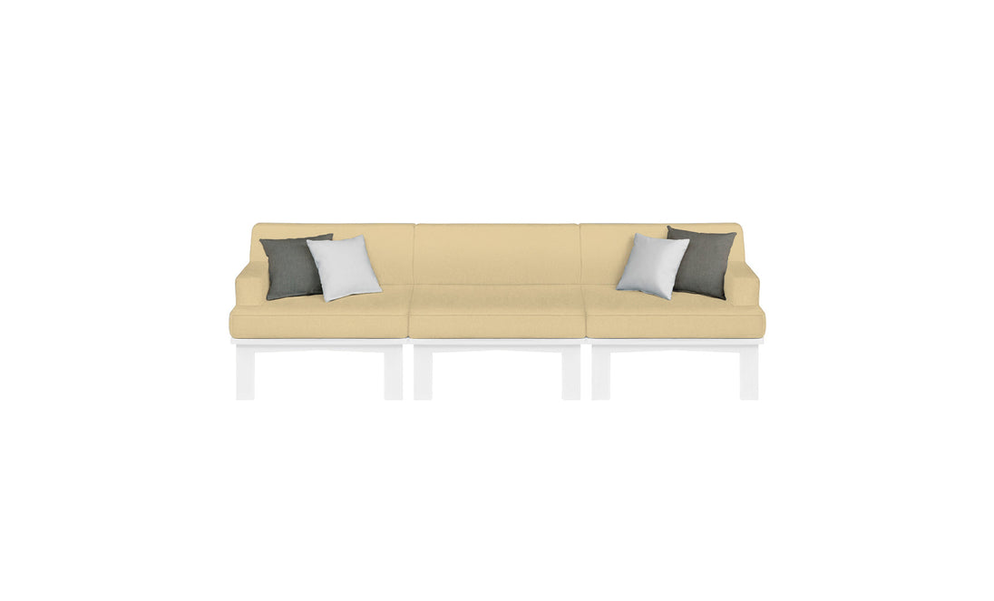 Mainstay Sectional 3 Piece Sofa - swatch