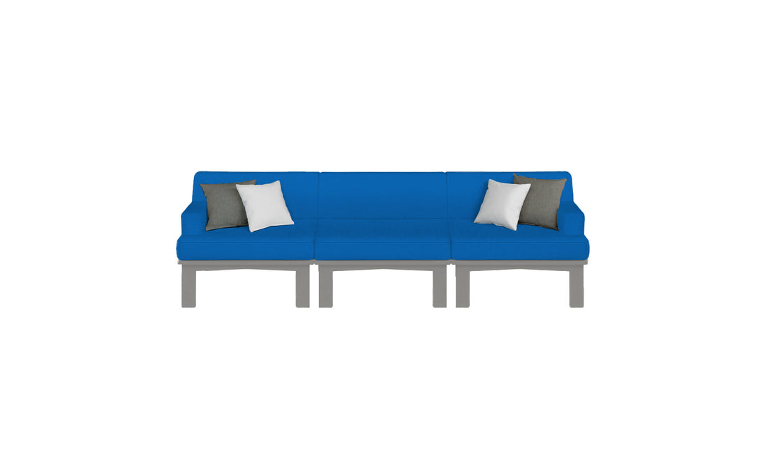 Mainstay Sectional 3 Piece Sofa - lifestyle