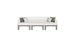 Mainstay Sectional 3 Piece Sofa - lifestyle