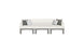 Mainstay Sectional 3 Piece Sofa - lifestyle