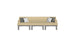 Mainstay Sectional 3 Piece Sofa - lifestyle