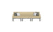 Mainstay Sectional 3 Piece Sofa - lifestyle