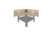 Mainstay Sectional 4 Piece Diamond - lifestyle