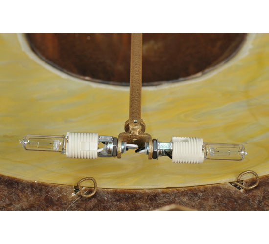 47" Stanley 8 Arm Chandelier detail view