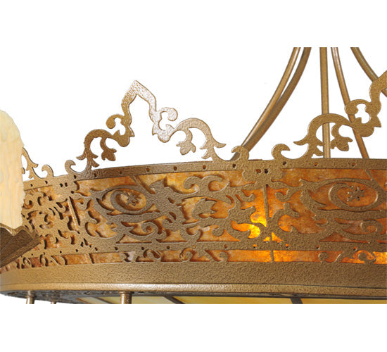 47" Stanley 8 Arm Chandelier detail view