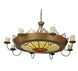 47" Stanley 8 Arm Chandelier detail view