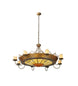 47" Stanley 8 Arm Chandelier detail view