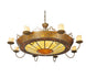 47" Stanley 8 Arm Chandelier detail view