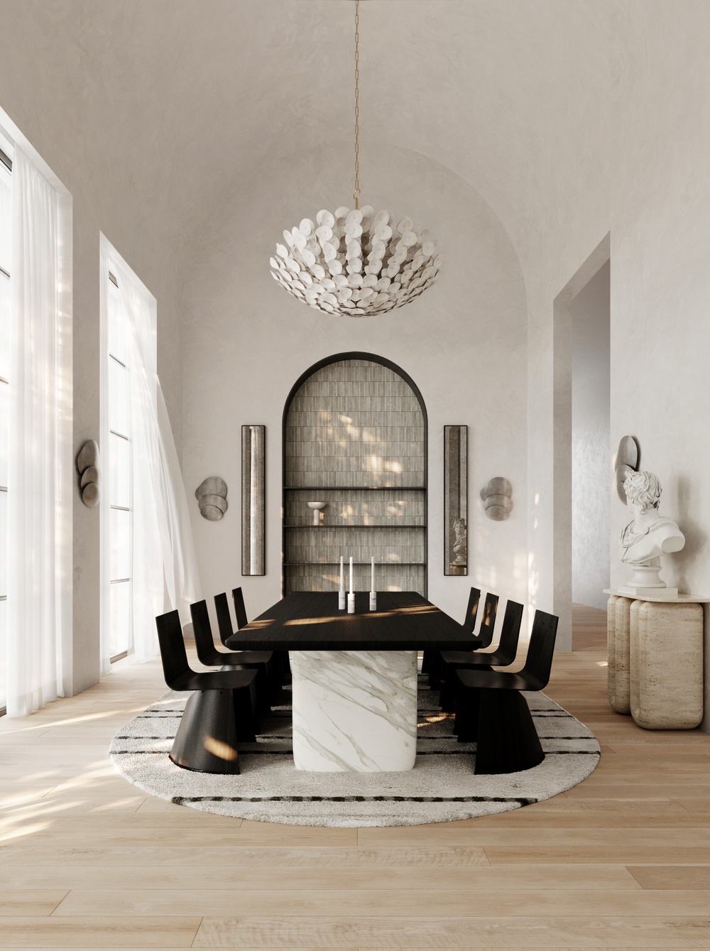 Corbett Aimi Chandelier lifestyle shot