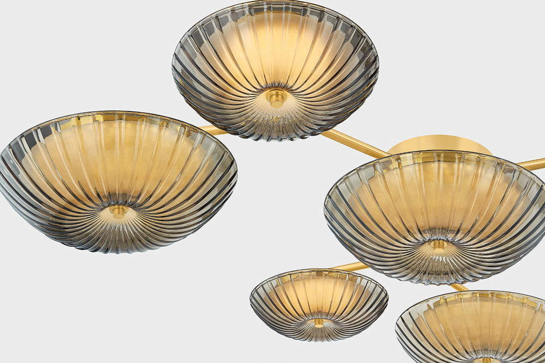 Corbett Birmingham Flush Mount Large detail view