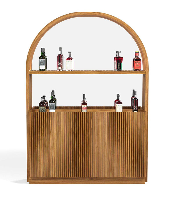 Prohibition Back Bar - Matte Walnut